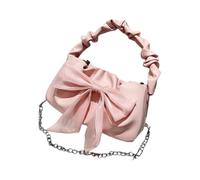 Zenlir Borsa a tracolla con fiocco dolce e fiocco, borsa a tracolla per donne e ragazze, con cinghie rimovibili, idea regalo, A, One Size