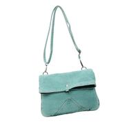 Zenlir Borsa a tracolla vintage in jeans lavata leggera e traspirante con tasche organizzative accessorio moda borsa a tracolla unisex oversize alla moda, Verde, One Size