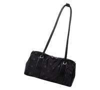 Zenlir Borsa funzionale da donna con manico superiore in nylon borse ascellari ampio spazio di archiviazione per uso quotidiano borsa ascellare leggera, Nero , One Size