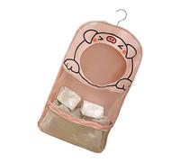 Zenlir Borsa portaoggetti multifunzionale da appendere, impermeabile, design a bocca larga, da parete, organizer per la casa, motivo cartone animato, decori, organizer da parete per il bagno