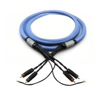 Zenlir Cavo audiofili maschio a maschio cavo audio con filo di terra per registrazione fonografo Home Sound Home Theater accessori