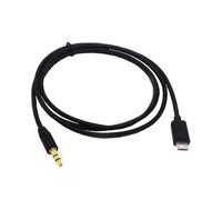 Zenlir Cavo AUX da USB a 3,5 mm placcato oro per altoparlanti auto per I9500 S5i9600 NOTE2 N7100 NOTE3