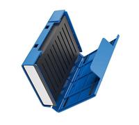 Zenlir Custodia per dischi rigidi per 4 pezzi da 6,3 cm o 1 pezzo da 8,9 cm o 10 pezzi, ideale per uso domestico e ufficio