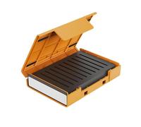 Zenlir Custodia per dischi rigidi per 4 pezzi da 6,3 cm o 1 pezzo da 8,9 cm o 10 pezzi, ideale per uso domestico e ufficio