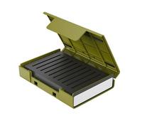 Zenlir Custodia per dischi rigidi per 4 pezzi da 6,3 cm o 1 pezzo da 8,9 cm o 10 pezzi, ideale per uso domestico e ufficio