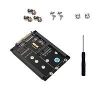 Zenlir Doppia Modalità B Chiave E MSATA A SATA3.0 Adattatore Convertitore Scheda di Conversione Per Unità Disco Solido Adattatore Disco Solido