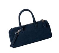 Zenlir Elegante borsa a tracolla convertibile leggera con tasche multiple per donna borsa a tracolla in pelle scamosciata per tutti i giorni, Blu reale, One Size