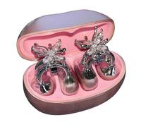 Zenlir Gioiello Encrusted Farfalla Auricolare Clip Artigianato Staccabile Accessorio Decorazione Cuffia Per Elettronica Affascinante Strass Clip