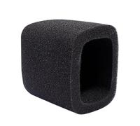 Zenlir Microfoni Professionali Parabrezza Copertura Microfono Multiuso Radio Guard Forte Quadrato Difensore Vento per Micr Burst Filtro Spongiform