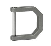 Zenlir Piccolo ferro di cavallo a lungo uso fibbie portachiavi accessorio multifunzione con cacciavite moschettone uso lungo per il trasporto quotidiano