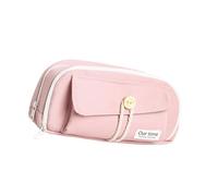 Zenlir Portapenne Astuccio per bambini Studenti Organizzatori Desktop Astuccio per matite Borsa per il trucco Scuola Ufficio Cancelleria Forniture Borsa Cancelleria Sacchetti di Stoccaggio, A