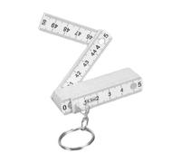 Zenlir Righelli pieghevoli robusti, portachiavi, righelli pieghevoli, righello di 50 cm di lunghezza per una misura conveniente