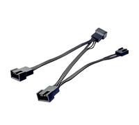 Zenlir Robusto cavo splitter PWM a 4 pin, supporta 3 ventole a 3 pin/4 pin per un flusso d'aria migliorato e una gestione termica organizzata nell'adattatore PC