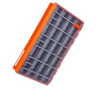 Zenlir Scatola per attrezzatura da pesca organizer per esche con divisori rimovibili Vassoio portatile Organizzatori di esche da pesca portatili Esche da pesca