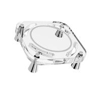 Zenlir Supporto da tavolo in acrilico per il 2024 Supporto verticale per laptop trasparente antipolvere Supporto per laptop raffreddamento Disspazione del calore Base da tavolo acrilica