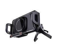 Zenlir Supporto portatile per telefono girevole a 360 gradi, con clip per bocchetta dell'aria dell'auto e forte supporto a ventosa