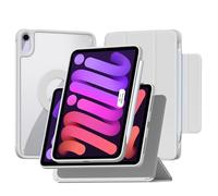 ZENLU Custodia magnetica per iPad Mini 6a generazione, custodia protettiva rigida staccabile, sottile e intelligente, in pelle PU di alta qualità, custodia antiurto per iPad Mini 6 da 8,3 pollici