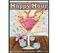 Zenmaster Coloring Books Happy Hour Adult Coloring Book (Tascabile)