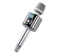 ZenMuz Microfono professionale wireless per karaoke con altoparlante e scheda audio, con qualità acustica di fascia alta, suono surround, pickup dinamico, che supera i normali microfoni per karaoke