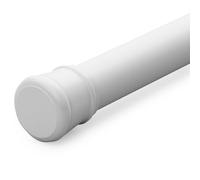 Zenna Home Zenith Products Adjustable Tension Shower Rod, 152,4 cm White