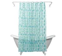 Zenna Home ZPC Zenith Products, India Ink Marocco Peva Tenda da Doccia, Teal