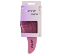 Zenner Maxi spazzola per capelli senza grovigli, rosa, grande spazzola districante con perni flessibili e manico ergonomico, per capelli bagnati o asciutti, adatta anche per extension e tutti i tipi