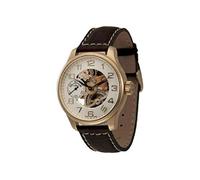 Zeno Watch Basel Orologio da Uomo Analogico Meccanico con Bracciale in Pelle 8558-9S-Pgg-f2