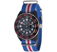 Zeno Watch Basel Orologio da Uomo Analogico Quarzo con Bracciale Nylon 6594Q-a17-Nato-43