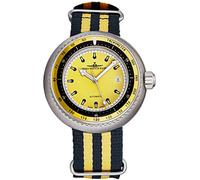 Zeno - Watch - Orologio da polso - Uomo - Deep Diver Tachimetro Giallo - 500 - i9, cinghia