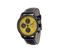 Zeno-Watch - Orologio da polso - Uomo - NC Pilot Chrono giallo e nero 9557TVDD-bk-b91