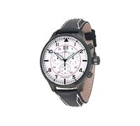 ZENO-Watch Orologio Donna - Super Oversized Chrono Big Date Navigator black&white - 6221N-8040Q-bk-a2