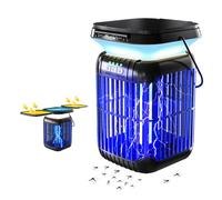 ZENO Zapper solare pieghevole a doppio pannello per esterni e interni, modello 2025 a energia solare e lanterna antizanzare ricaricabile USB, dispositivo di controllo dei parassiti impermeabile