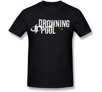 Zenobia Trista Men's Drowning Pool Logo Art T-Shirt Black 3XL