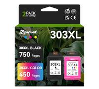 ZENOINK 303XL Cartucce, Cartuccia 303 XL Compatibile con Cartucce HP 303 Nero e Colore, 303XL Inchiostro Stampante per HP Envy Photo 6230 6220 6222 6232 6234 7100 7130 7134 7830 7834 Tango Tango X