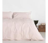 Zenoni & Colombi | Copripiumino Parure 100% Percalle di Cotone | Composto da sacco copripiumino e federe | Made in Italy (Rosa Perla, Singolo)