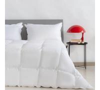 Zenoni & Colombi Piumino Matrimoniale Super Imbottito in 100% Fiocco di Piumino D'Oca Vergine Siberiano, Piumone 6 Punti di Calore su 5 Made in Italy (Matrimoniale 250x200cm)