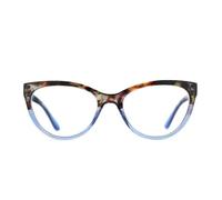 ZENOTTIC Occhiali da Lettura di Qualità, Occhiali da Donna alla Moda Adatti per Lavoro/Lettura/Esterno/Feste Blu 3.0x