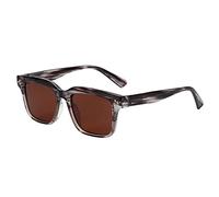 ZENOTTIC Occhiali da Sole da Uomo Donna Retrò Vintage Quadrati Plastica Polarizzati - Occhiali da Sole Unisex UV400 Protezione