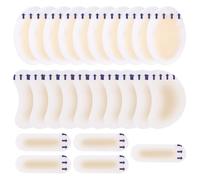 ZENQARI 25 Pezzi Cerotti Invisibili in gel Idrocolloide Cerotti Idrocolloidali Invisibili Ideale per Tallone Piede e Dita Impermeabile Per Protezione della Pelle e Anti-Sfregamento