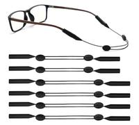 ZENQARI 6 Pezzi Cinturini per Occhiali Fascia Sportiva per Occhiali Per Donne Bambini e Uomini - Accessorio per Occhiali per Sport e Tempo Libero