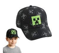 ZENQARI Berretto da Sole, Miner Cappello Bambino, Cappellino Bimbi da Baseball, Cappellino con Visiera da Baseball Regolabile,Berretto da Casual