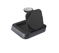 ZENS Nightstand Charger PRO 2 15 Watt 2in1 Caricatore Wireless Compatibile con MagSafe e Qi2 (Certificato Qi2, Realizzato per Apple Watch, Adattatore di Alimentazione da 20W con Cavo Incluso) Nero