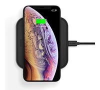 Zens QI Caricatore Wireless Nero + Alimentatore 10W 5V Stazione Ricarica