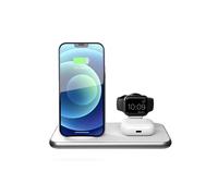 ZENS STAND RICARICA WIRELESS 4-IN-1 BIANCO