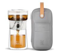 ZENS Teiera con infusore in vetro magico con un tocco