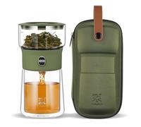 ZENS Teiera in vetro con infusore a un tocco