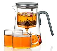 ZENS Teiera in vetro con infusore e coperchio magnetico