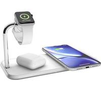 ZENS ZEDC05W Cuffie, Smartphone, Orologio intelligente Bianco AC Carica wireless Interno (ZENS Dual+Watch Aluminium Wireless Ch