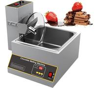 ZenSeFarin Fontana Cioccolato Commerciale,Macchina per Fondere Il Cioccolato, Intervallo di Temperatura: 0-95 °C, Cioccolato per Panifici, Caffetterie in Acciaio Inox di Grado Commerciale C