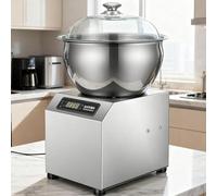 ZenSeFarin Impastatrice a Spirale Professionale, Impastatrice Elettrica con Vasca in Acciaio Inox, Impastatrice a Spirale Industriale Resistente con Doppia Rotazione per Impasti di Pane 5kg